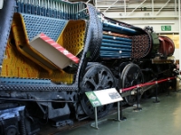 How The Steam Is Generated  A cutaway locomotive showing the construction of the firebox and the boiller. Super heater tubes can be seen within the large boiller heating tubes.