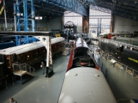 An Arial View of Part of The Museum.  Looking down on the tender of the Duchess of Hamilton.