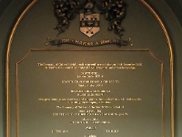 The Neill Room Plaque.  The Neill Room was originally called the Council Chamber but it was renamed the Neill Room in honour of James Neill
