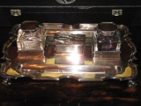 A Silver Writing Set.  A silver writing set in the chambers of the Master Cutler